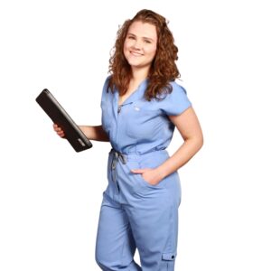 Marie Cargo Jumpsuit Scrubs - Short Sleeves